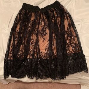 Rue 21 black lace skirt size Medium